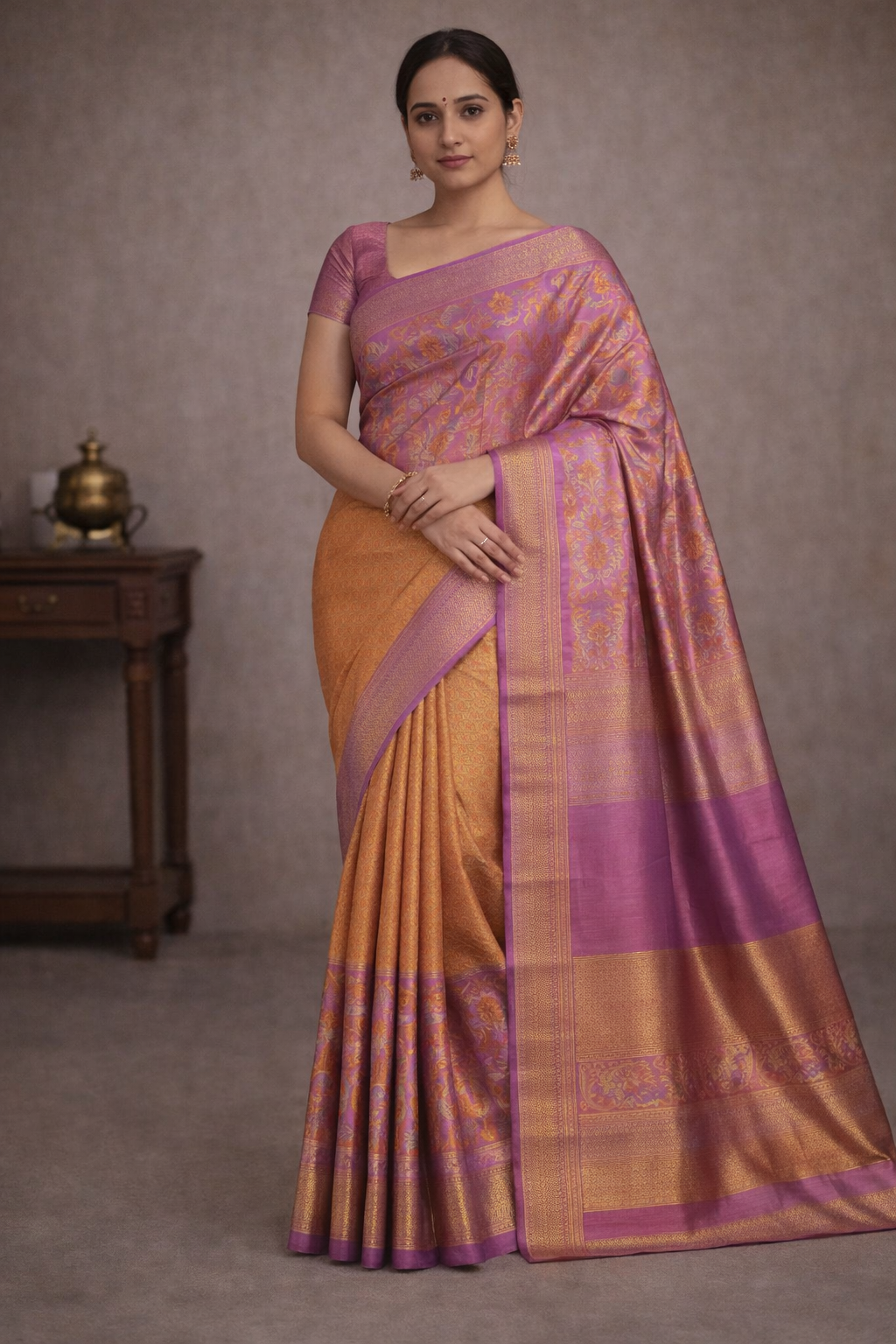 Kanchi Pure Contrast Border - KPCB003